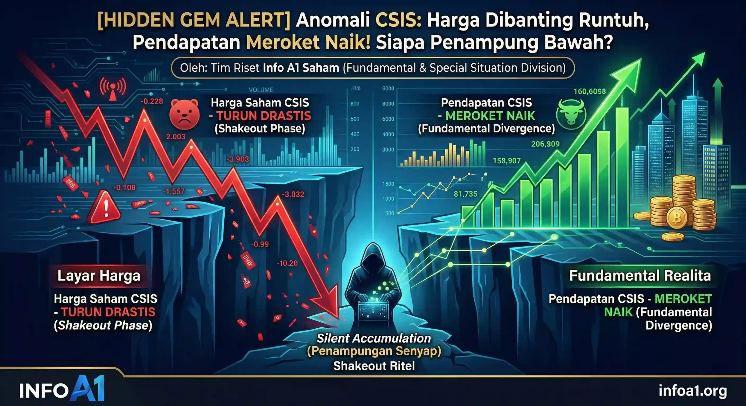 Anomali CSIS: Ketika Pendapatan Meroket Tapi Harga Dibanting Runtuh, Siapa yang Sedang Menampung Bawah?