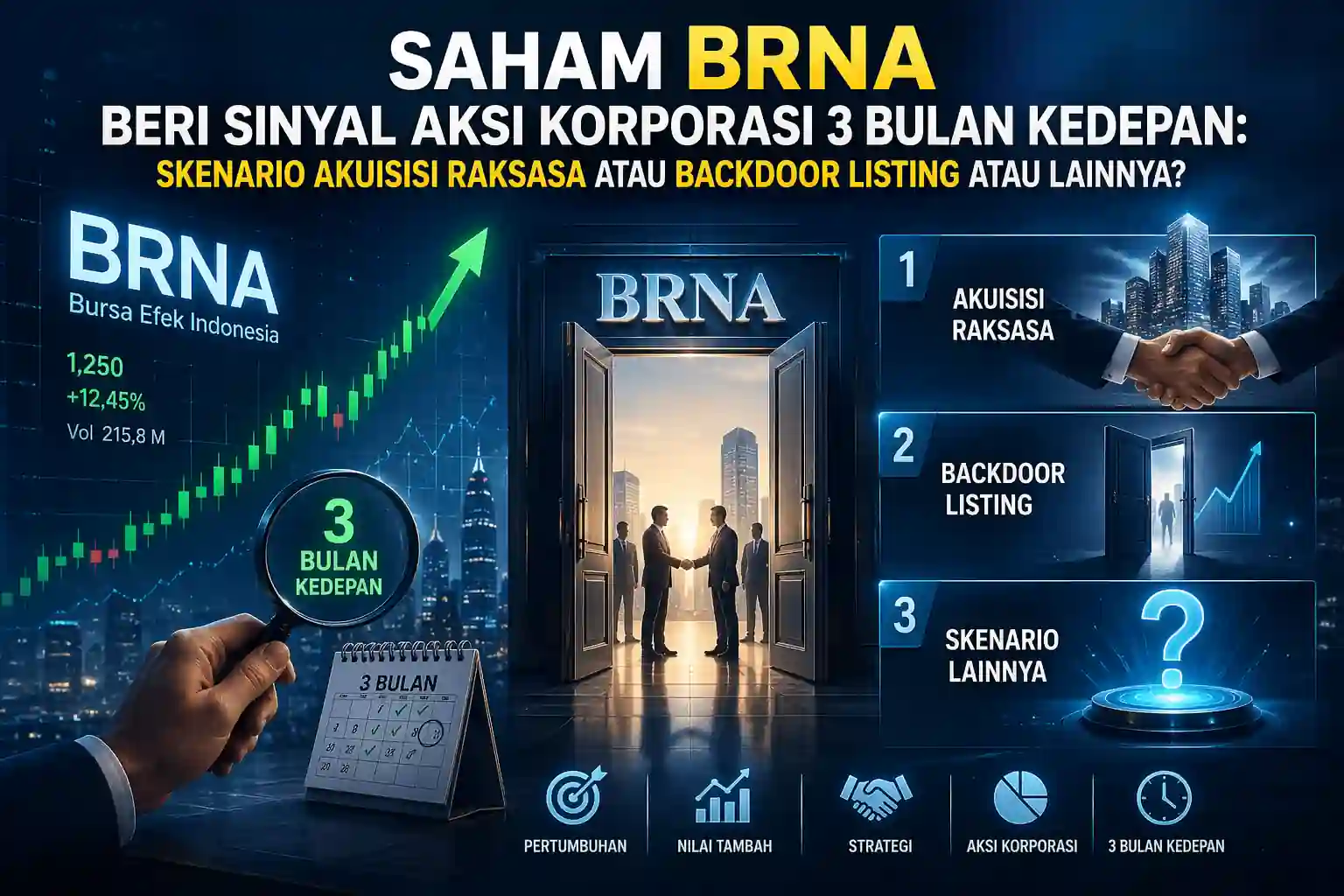 Saham Ini Beri Sinyal Aksi Korporasi 3 Bulan Kedepan: Skenario Akuisisi Raksasa atau Backdoor Listing atau Lainnya?