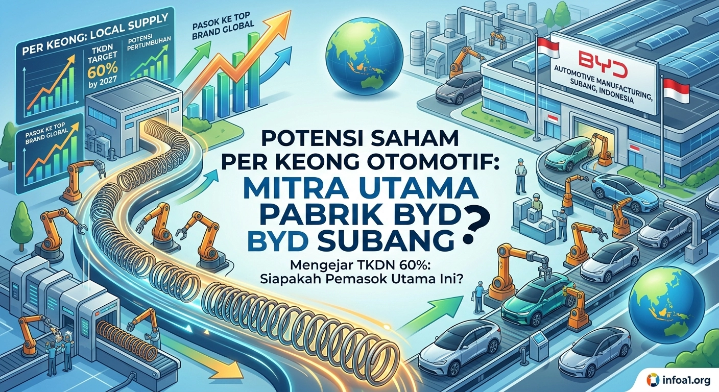 Peluang Emas Saham Otomotif: Potensi Menjadi Pemasok Utama Per Keong (Coil Spring) Pabrik Raksasa BYD di Subang